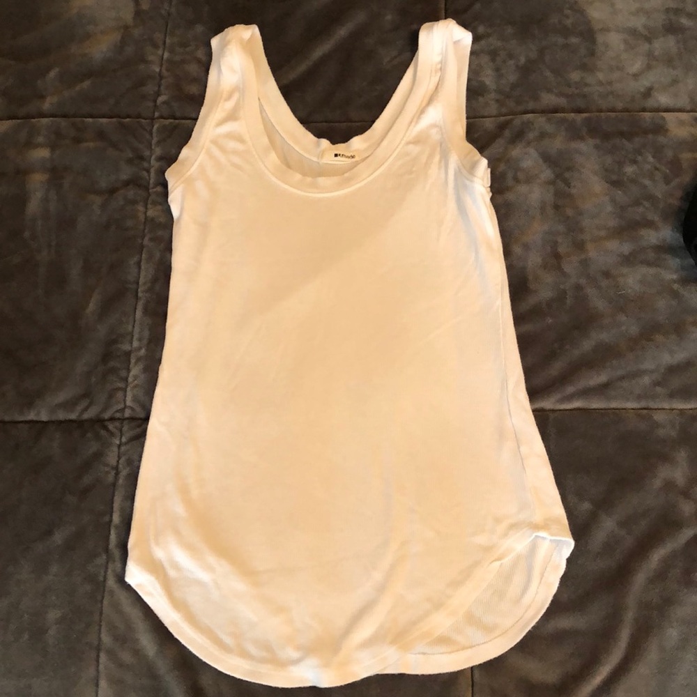 White tank top